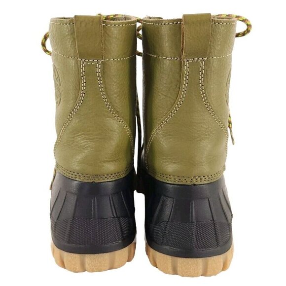 Diemme Leather Anatra Boots 36 6 Womens Olive Green New - Picture 8 of 16